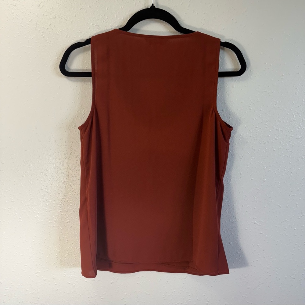 Nine West Women's Rust Sleeveless Tank Top - Picture 4 of 4